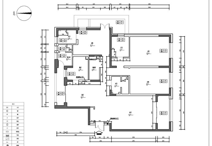 寶山區(qū)牡丹華庭211㎡公寓現(xiàn)代簡約風(fēng)格裝修